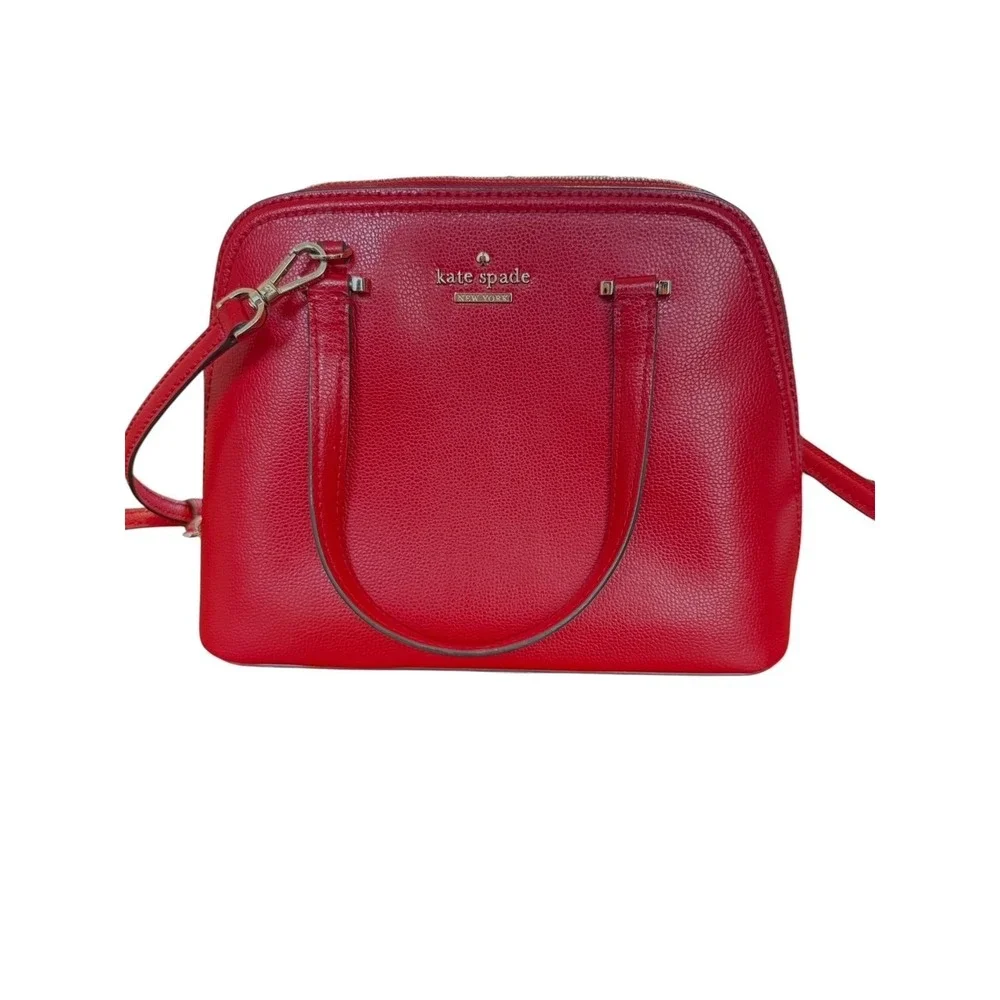 Kate Spade New York Patterson Drive Dome Satchel Crossbody/Handle RED